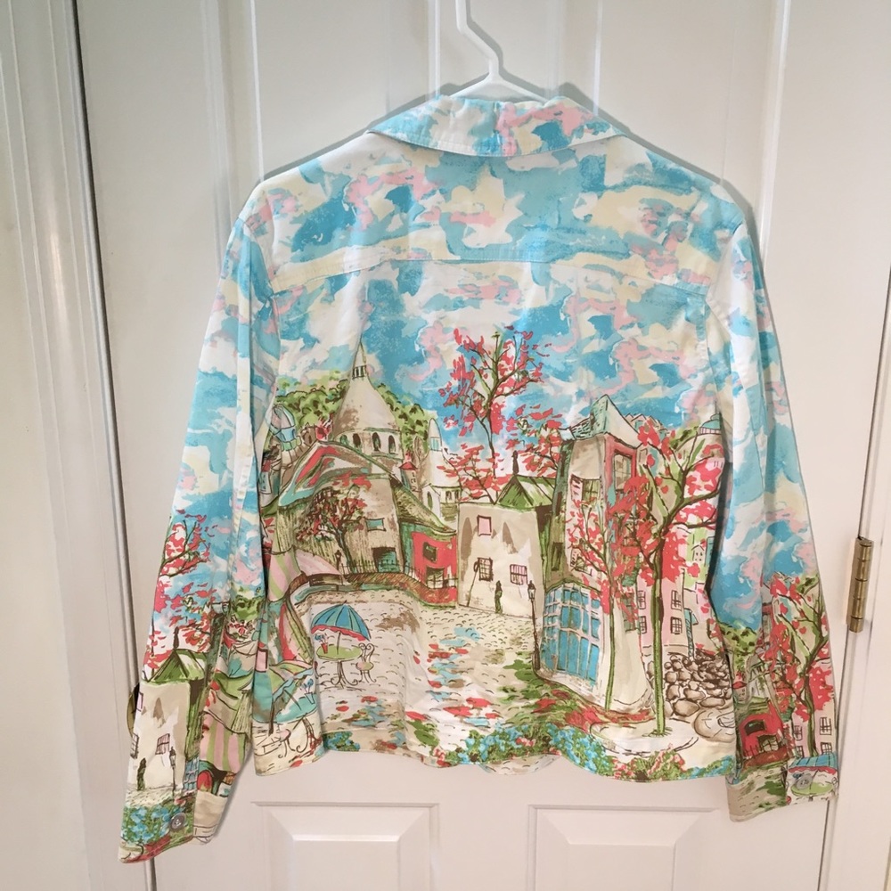 Christopher & Banks Unique Design Button Up Jacket - image 5